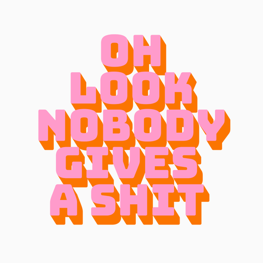 Nobody Gives A Shit Tee - T-Shirt Dealer