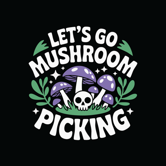 Mushroom Picking Tee - T-Shirt Dealer