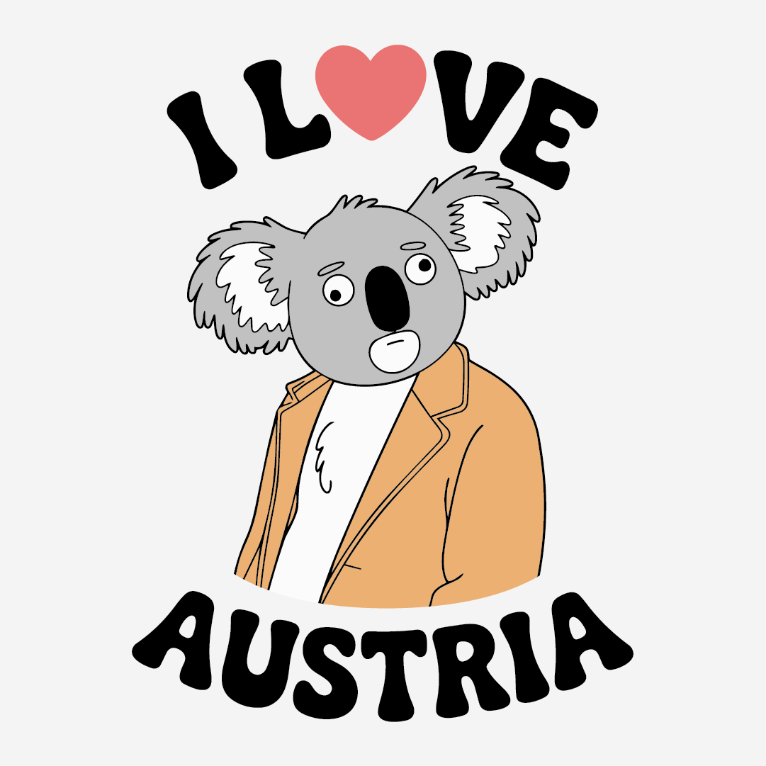 I love Austria Tee - T-Shirt Dealer