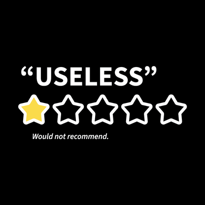 One - Star Review Tee - T-Shirt Dealer