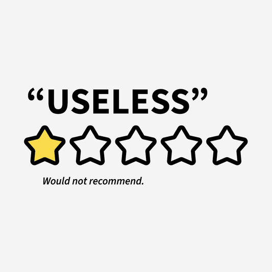 One - Star Review Tee - T-Shirt Dealer